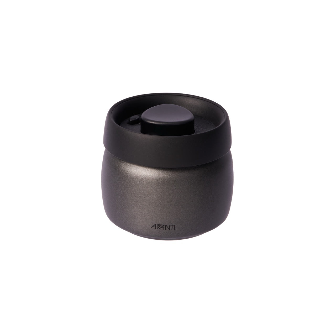Avanti Vacuum Storage Jar 400ml - Black Stainless Steel