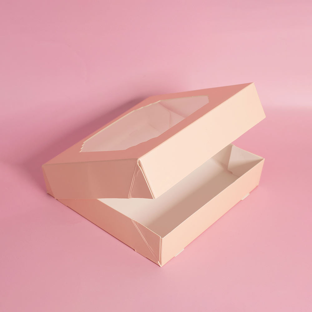Papyrus Scalloped Medium Treat Box Mixed Colours 5 Pack