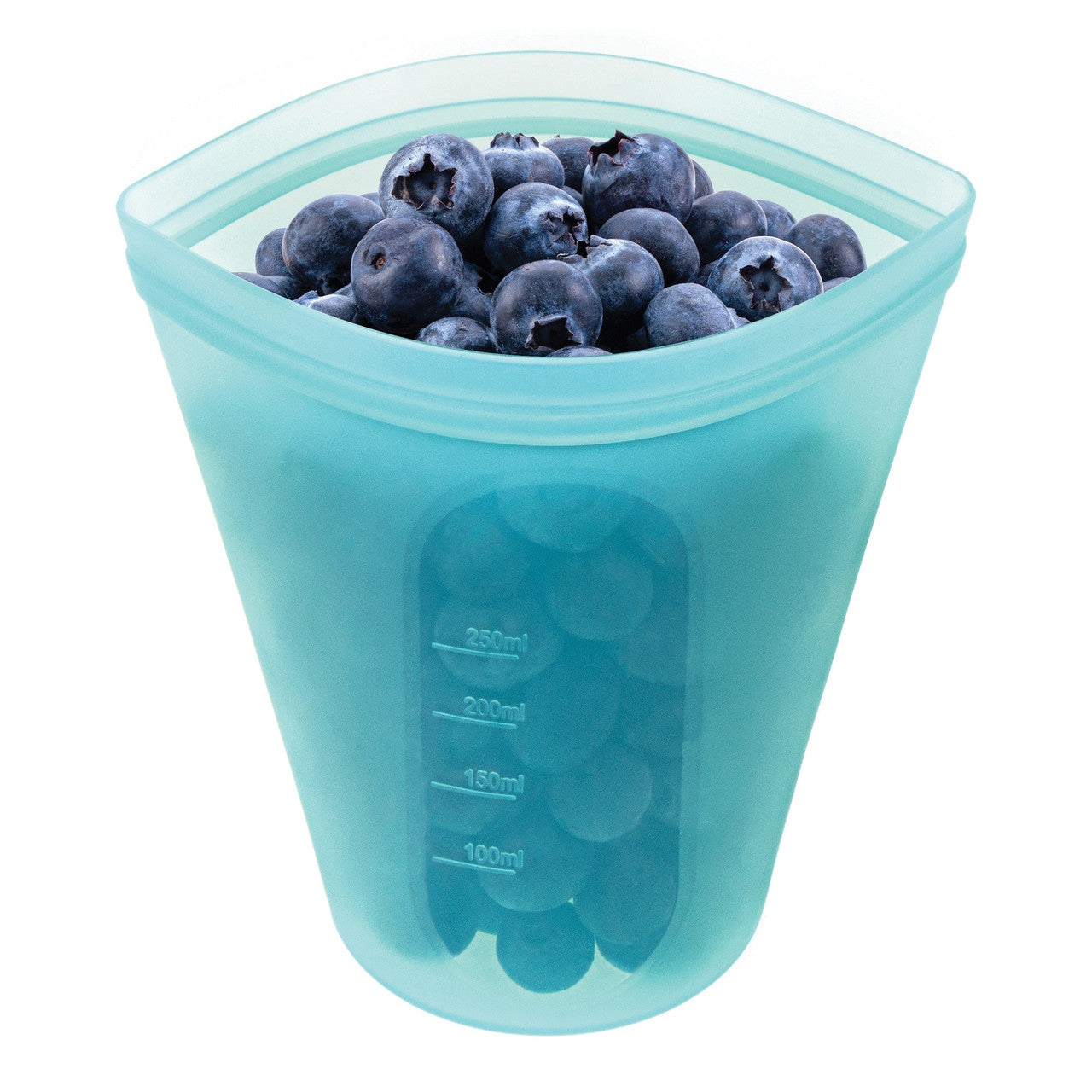 Avanti  Pinch & Lock Silicone Reusable Bags - 250ml - Blue