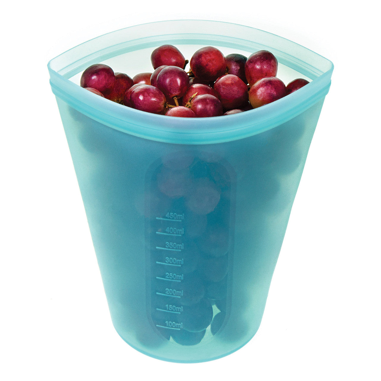 Avanti  Pinch & Lock  Silicone Reusable Bags - 450ml - Blue