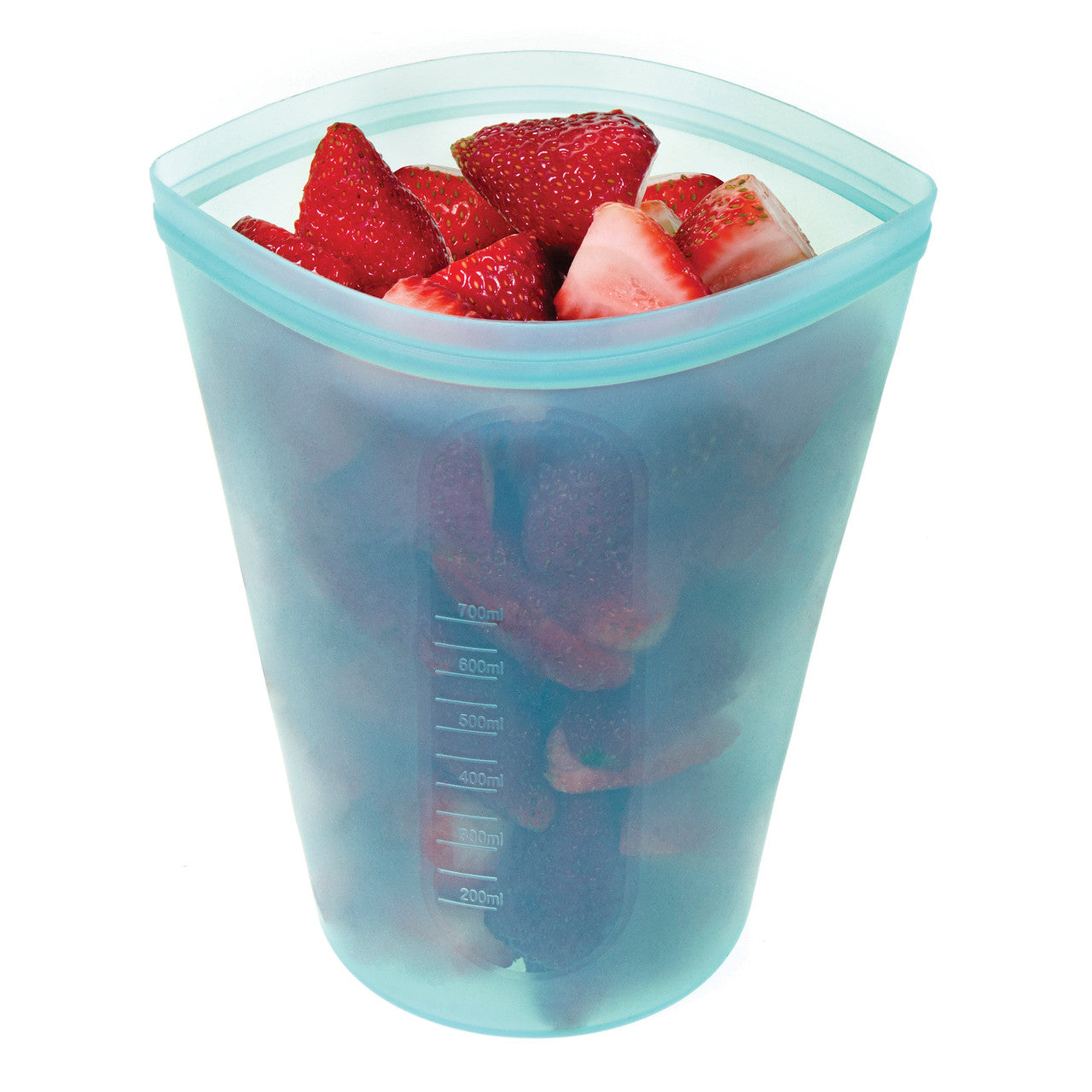 Avanti  Pinch & Lock Silicone Reusable Bags - 700ml - Blue