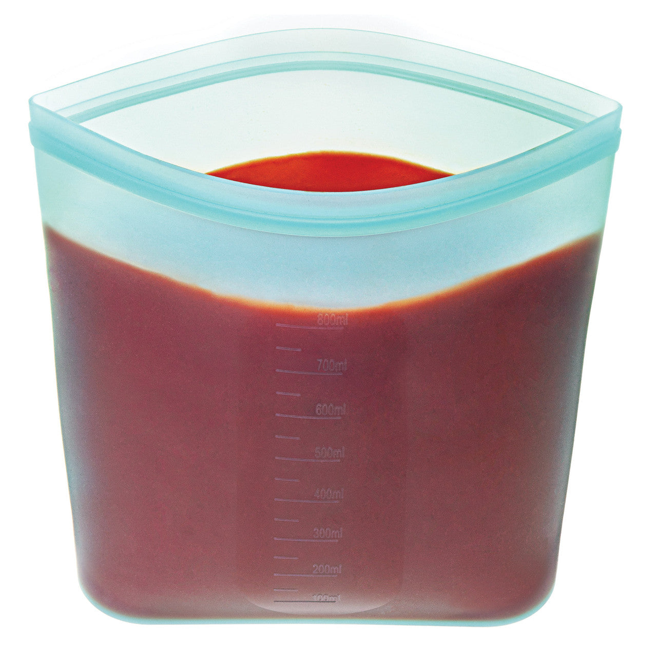 Avanti  Pinch & Lock Silicone Reusable Bags - 800ml - Blue