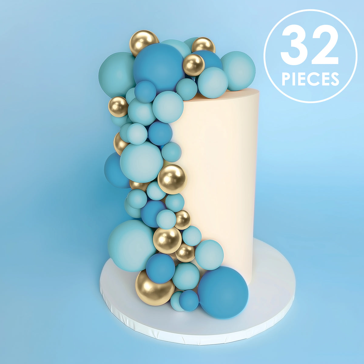 Sprinks 32 Cake Ball Toppers Bold In Blue
