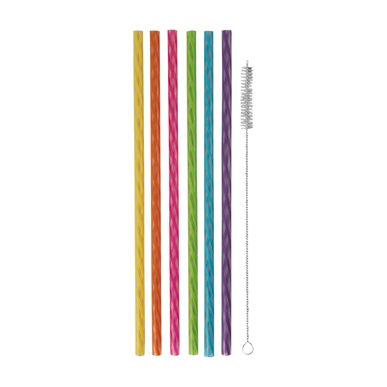 Avanti  Reusable Straws - Rainbow - Set of 24