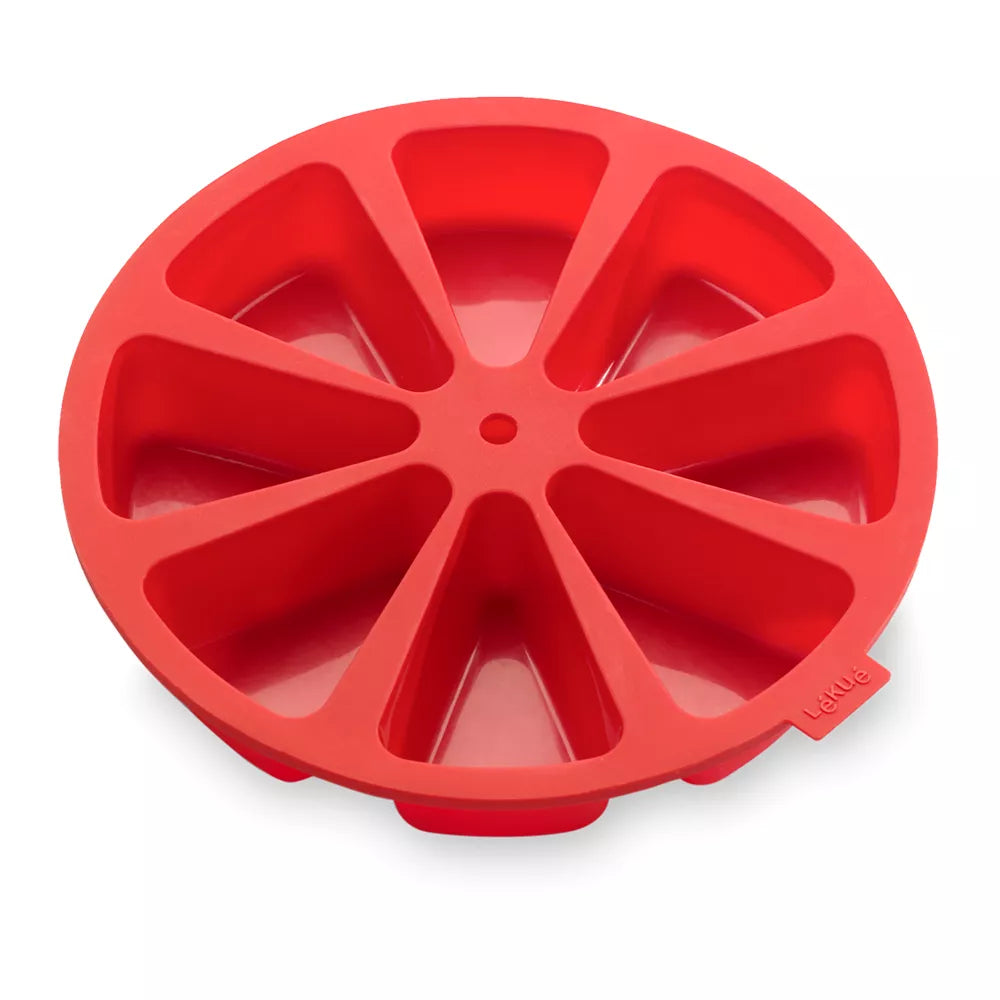 Lékué Creative Pastry Cake Portion Mould 8 Cavity Red