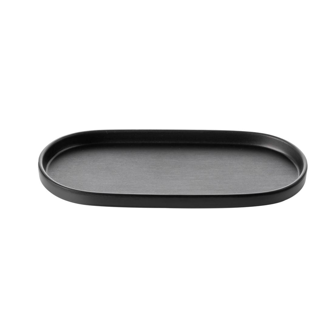 COUCOU Oblong Platter 260x130mm - Black & Black