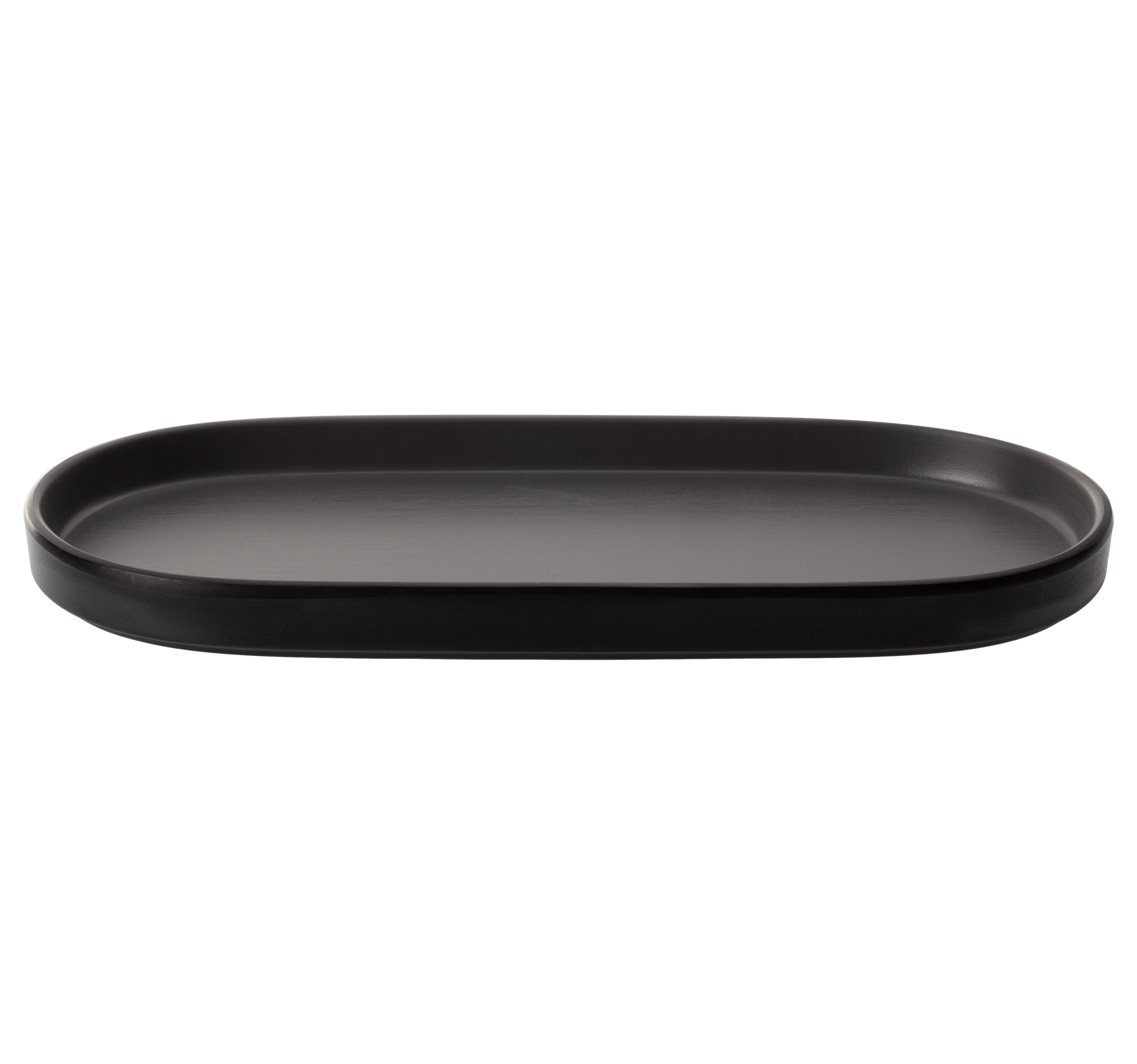COUCOU Oblong Platter 260x130mm - Grey & Black