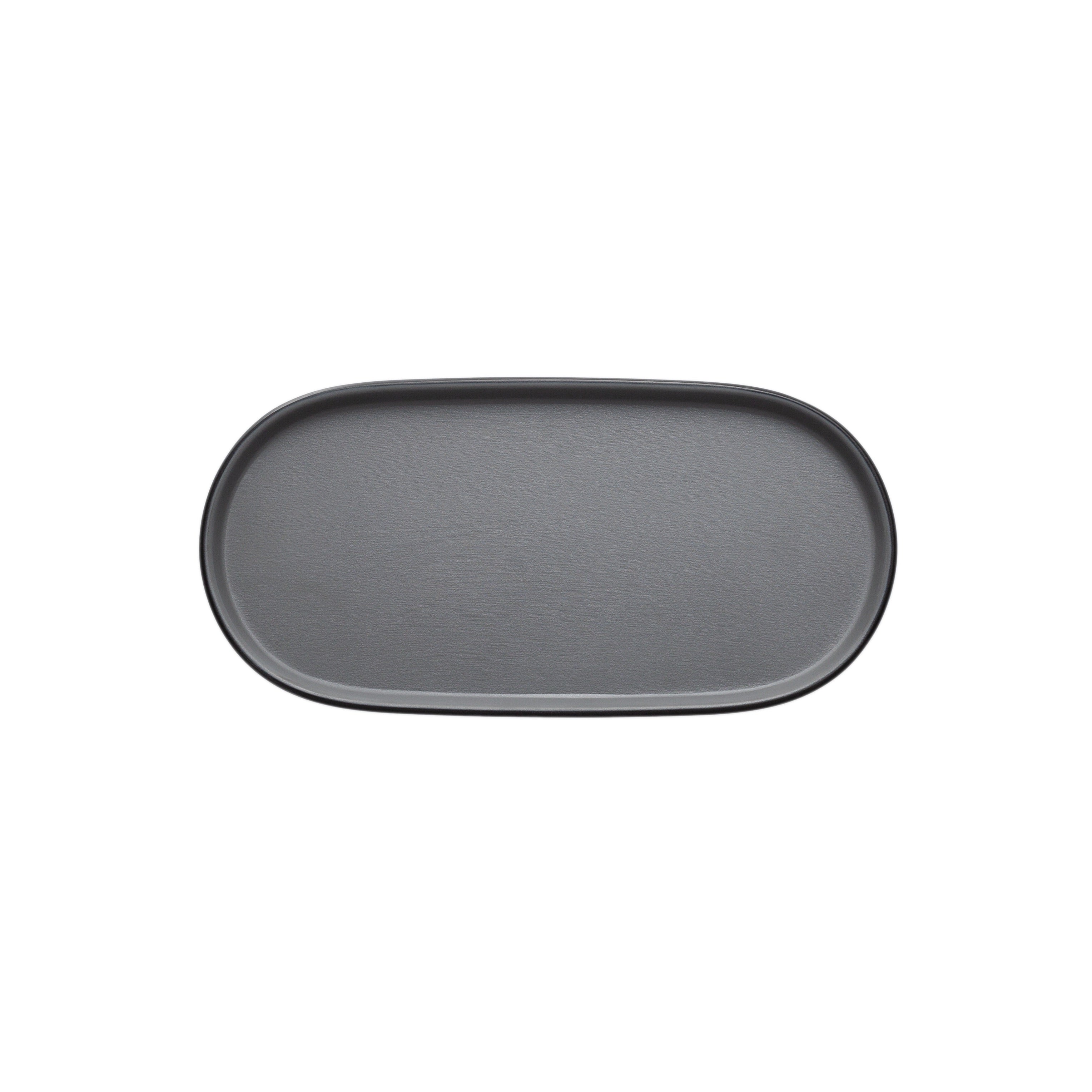 COUCOU Oblong Platter 260x130mm - Grey & Black