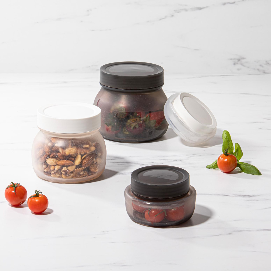 Eco Ladelle Eco Flexi Charcoal 2pk Medium Jar