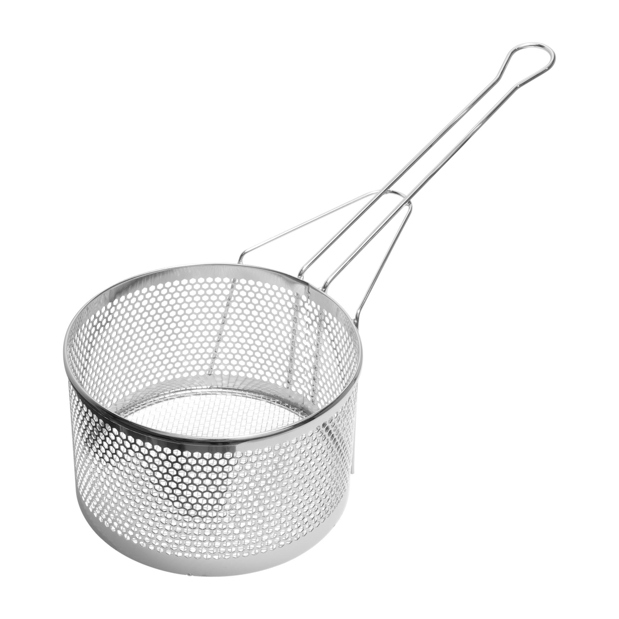 KH Classik Chef Round Fry Basket 250 Dia x 150mm Chrome