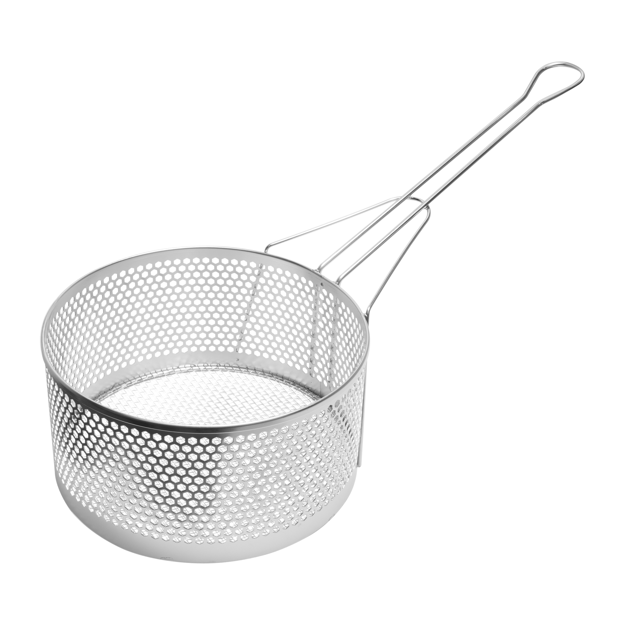 KH Classik Chef Round Fry Basket 300 Dia x 150mm Chrome