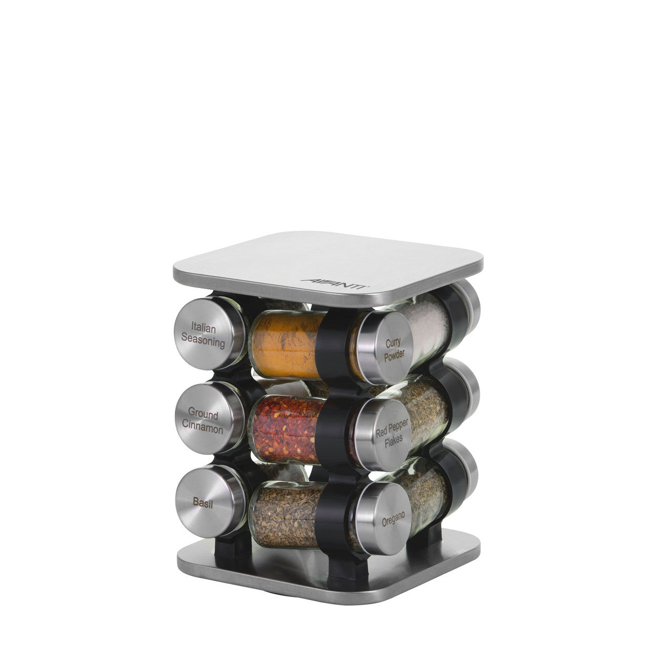 Avanti  Revolving Herb &  Spice Rack Set - 12 Jars