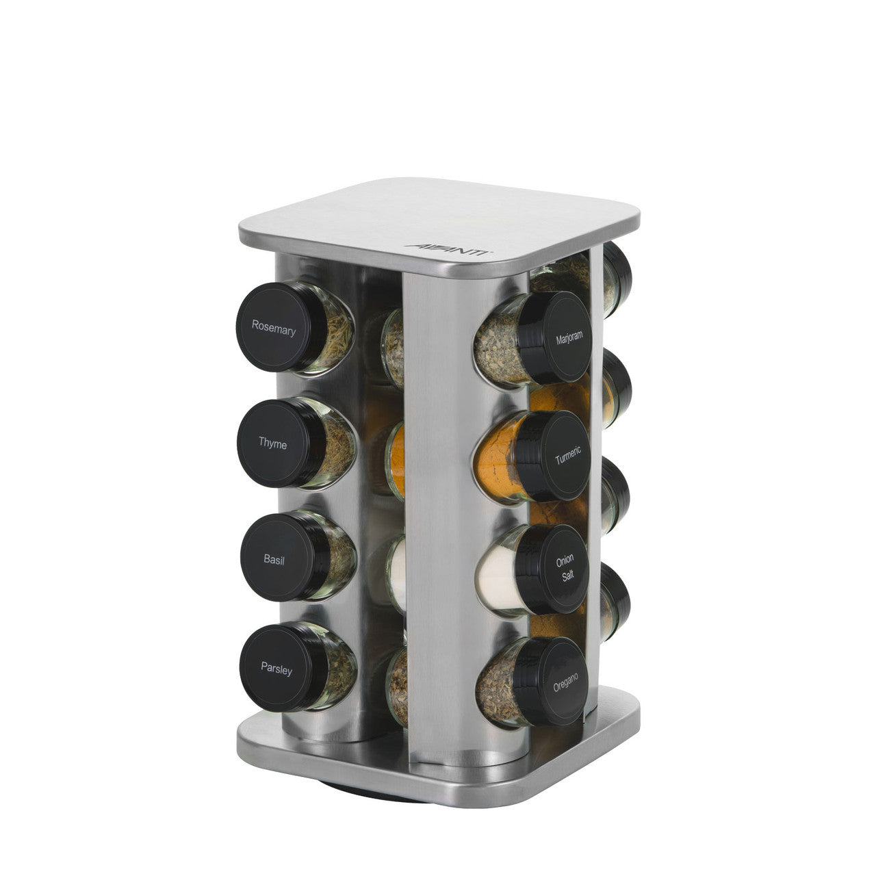Avanti  Revolving Herb &  Spice Rack Set - 16 Jars