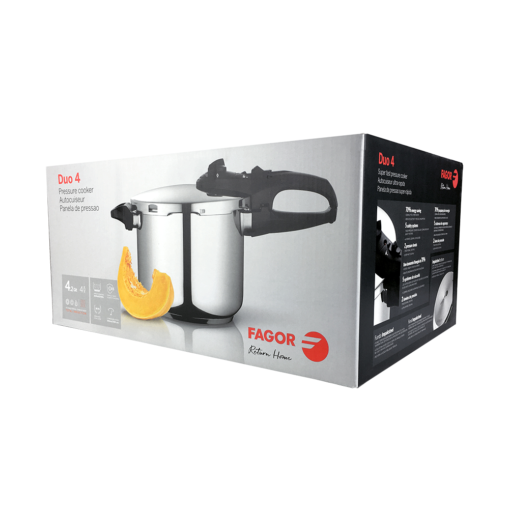 Fagor "Duo" S/s Pressure Cooker 4L