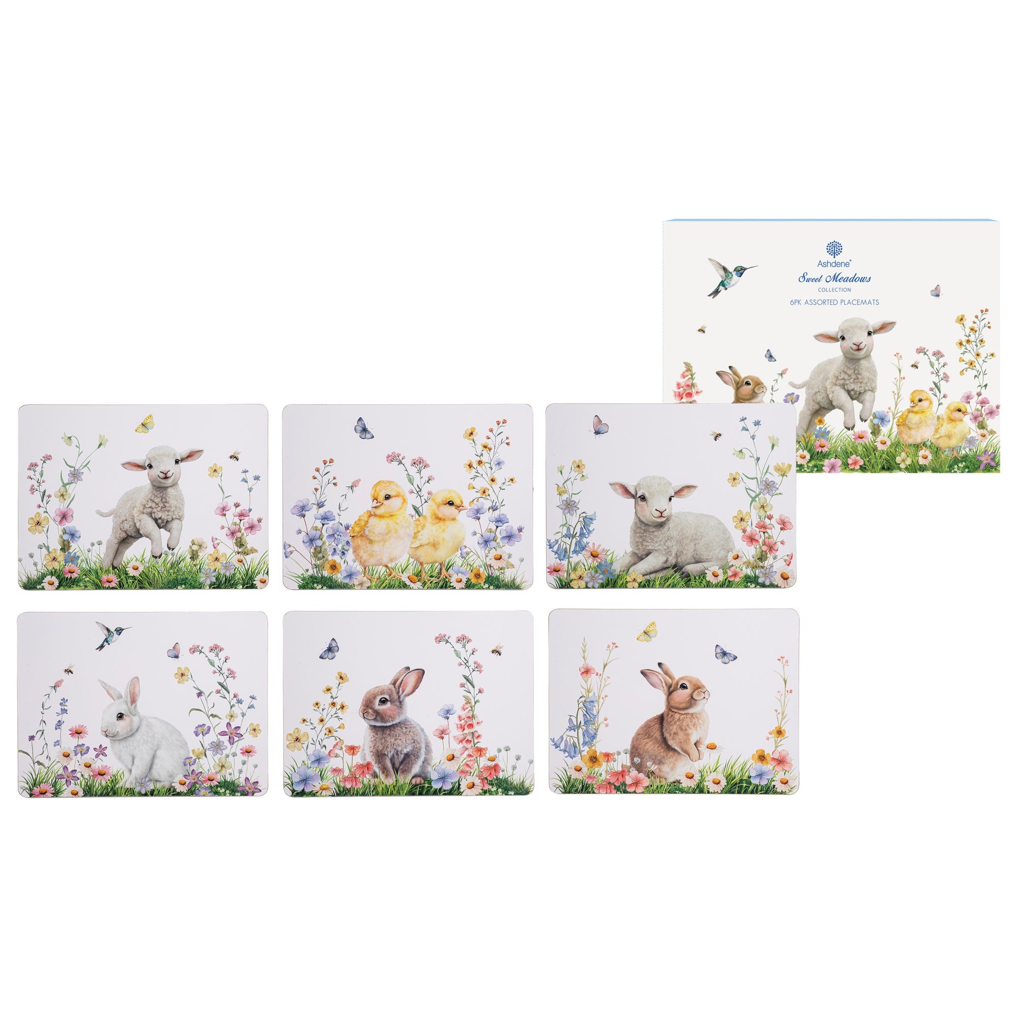 Ashdene Sweet Meadows 6pk Placemat