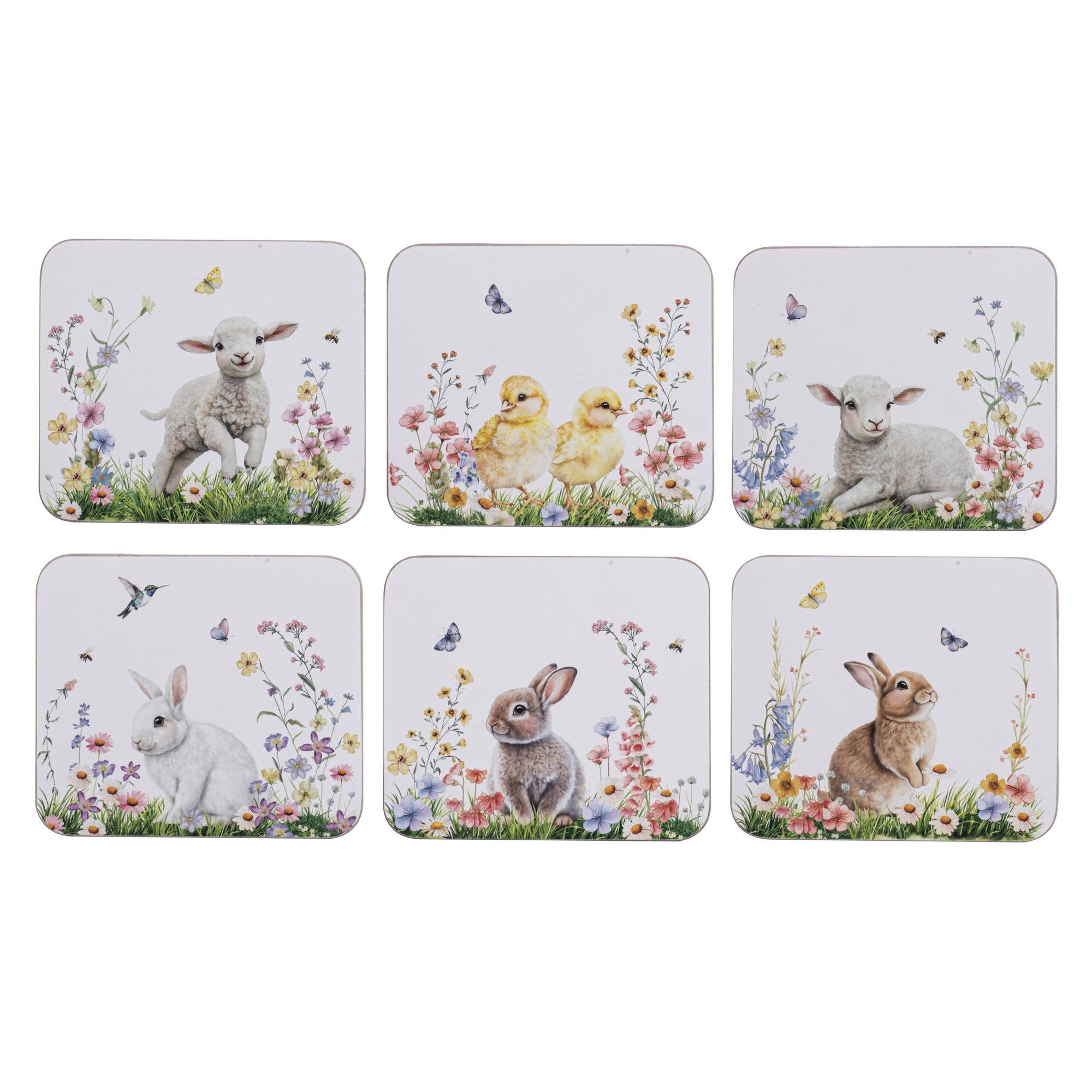 Ashdene Sweet Meadows 6pk Coaster