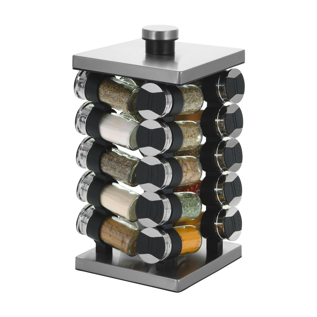 Avanti  Revolving Herb &  Spice Rack Set - 20 Jars
