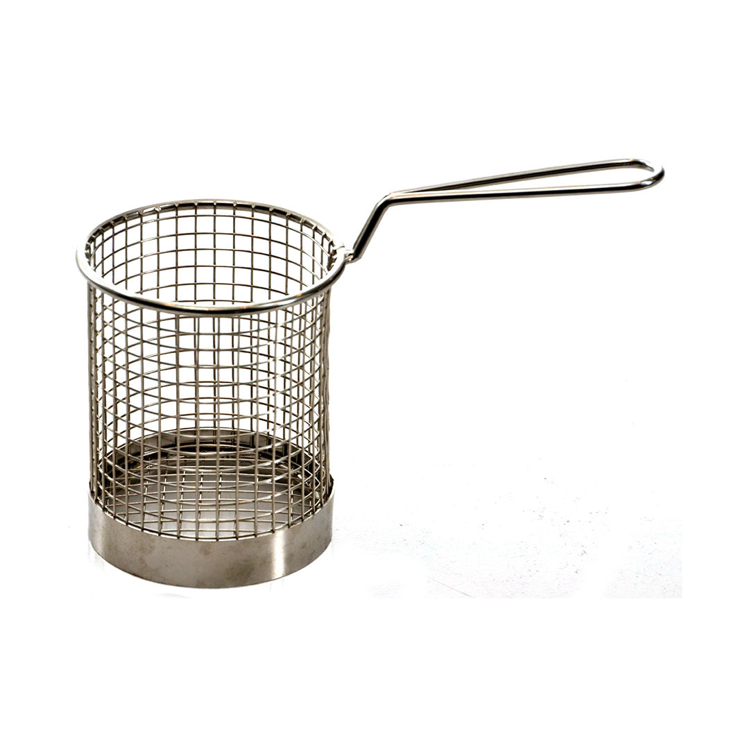 KH Classik Chef Serving Fry Basket Round 90 x 105mm H Chrome