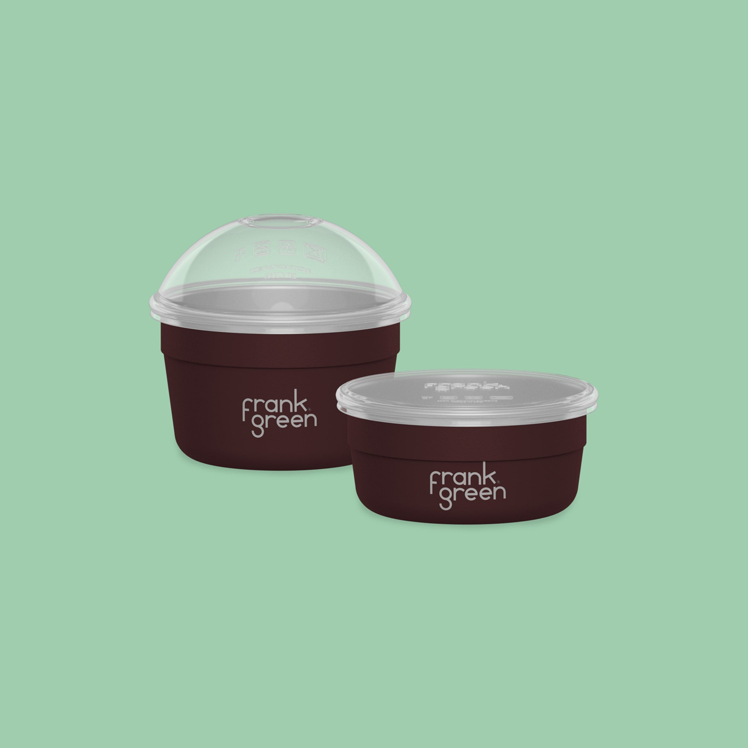 frank green Duo Pack To Go Bowl - Chocolate