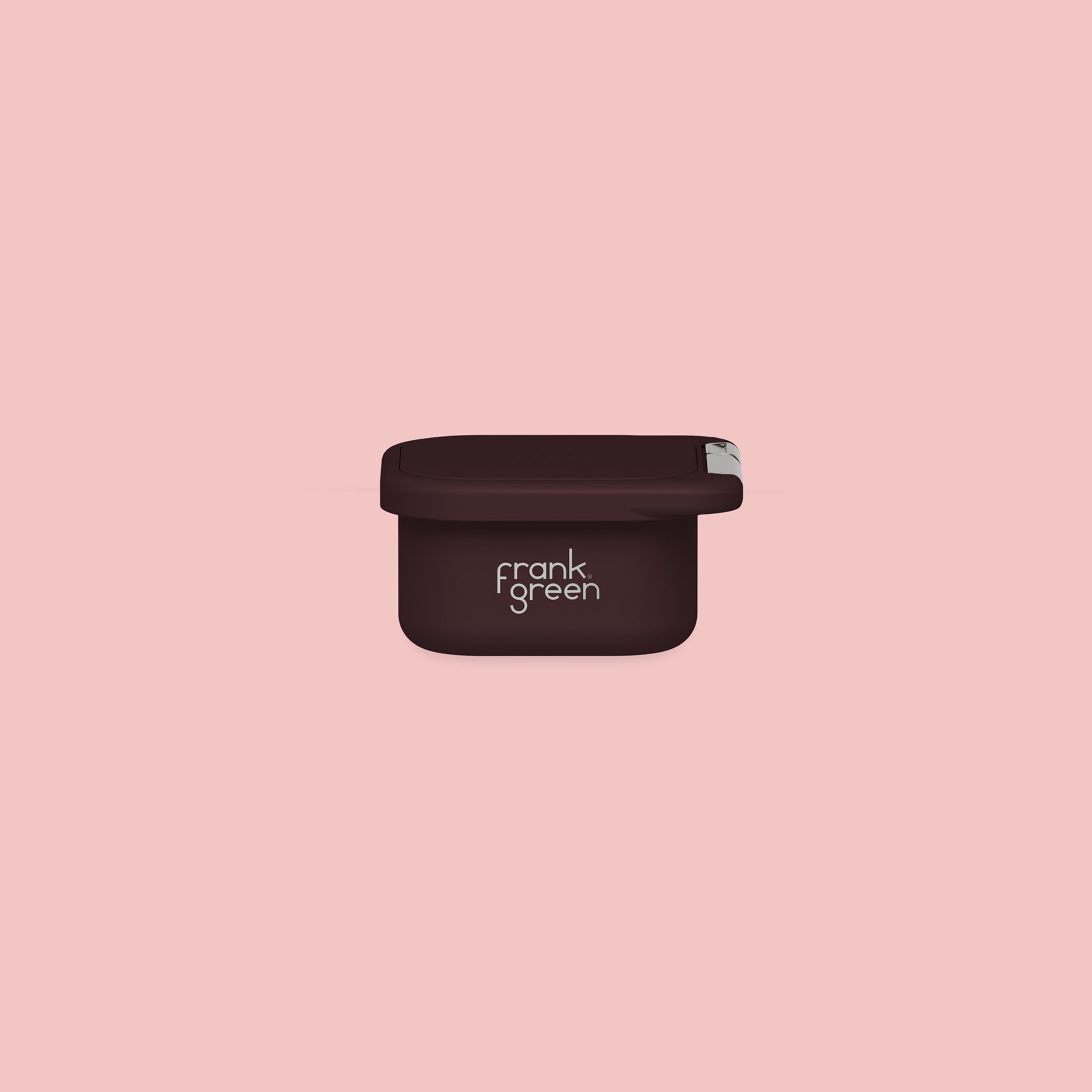frank green Snack Container with Silicone Lid - Chocolate