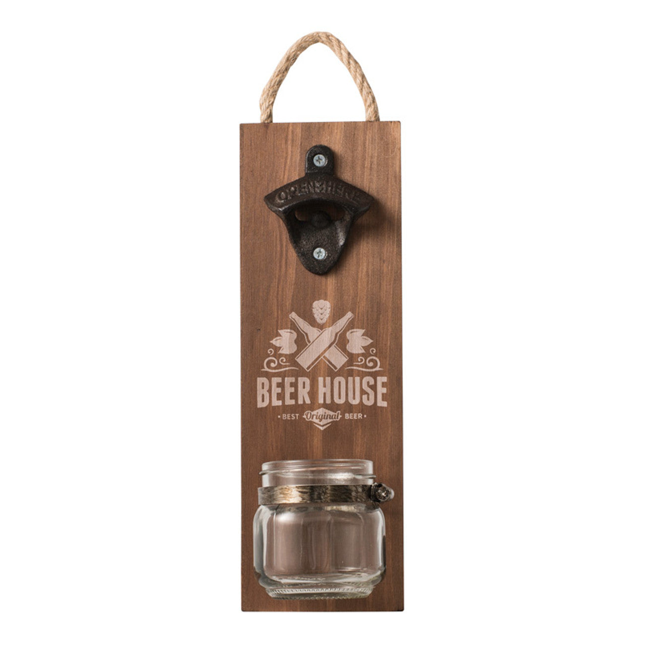 Avanti  Bottle Opener With Jar Cap Catcher
