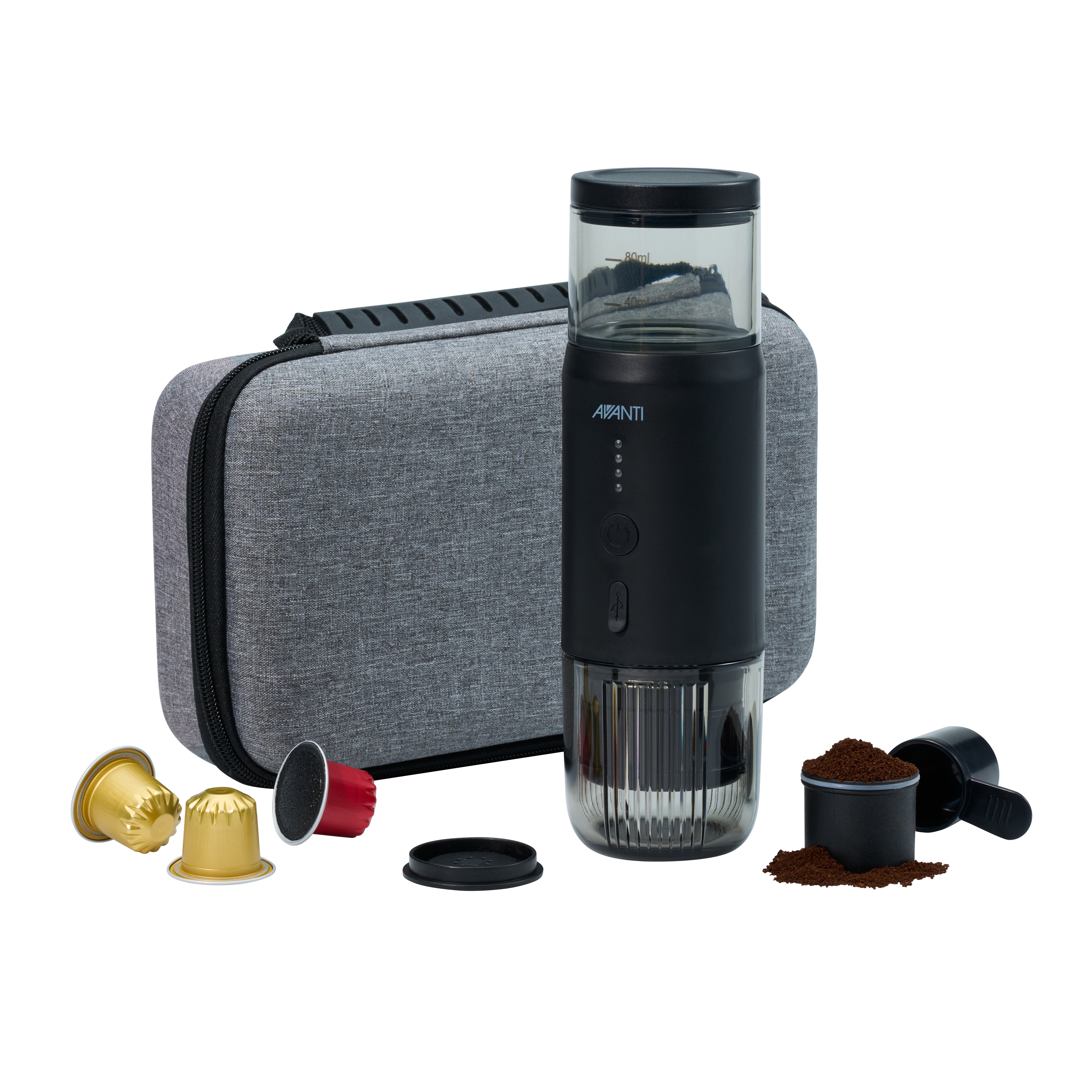 Avanti Portable Espresso Coffee Maker with Heating Function