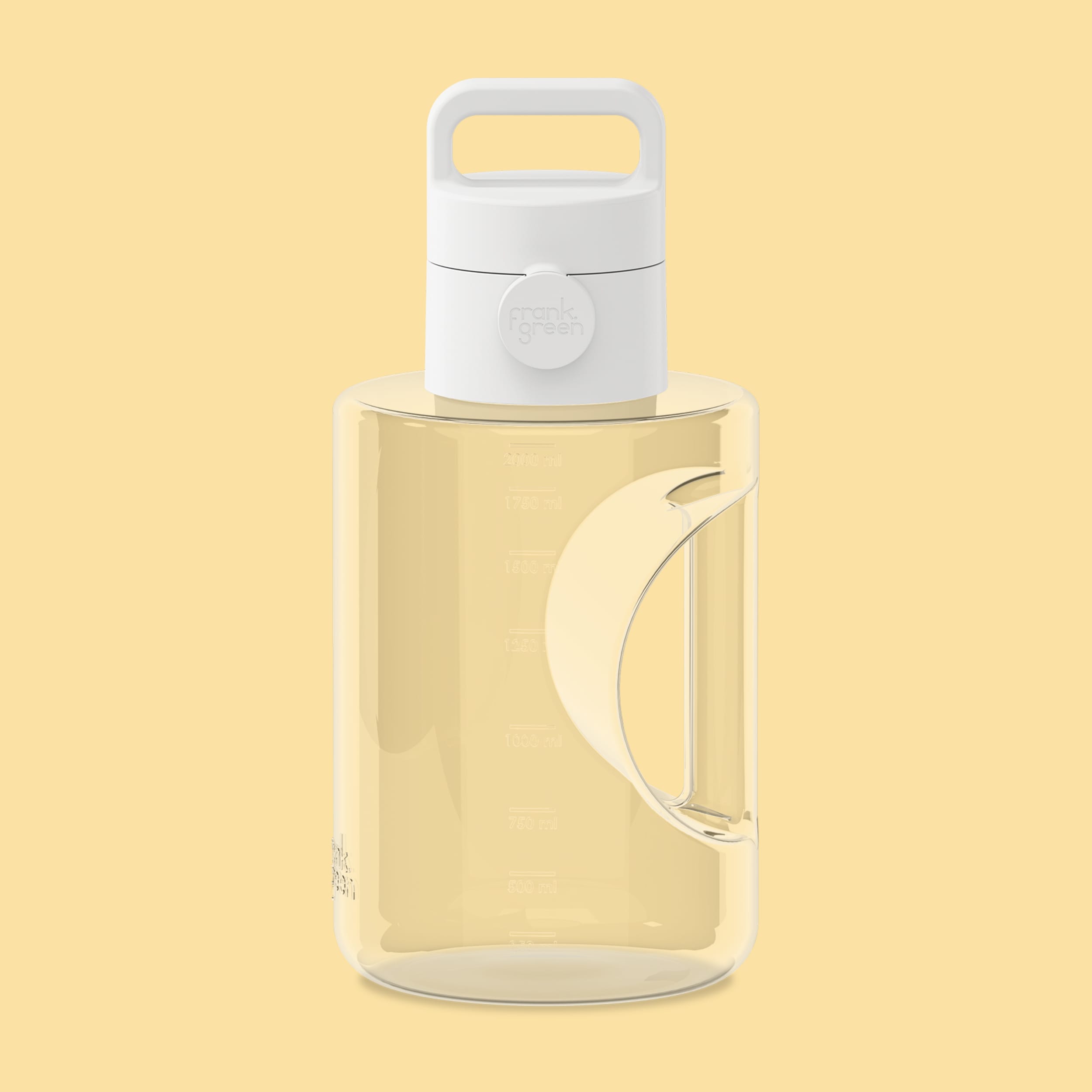 frank green 68oz Titan Reusable Bottle Clear with Grip & Sip Lid - Cloud