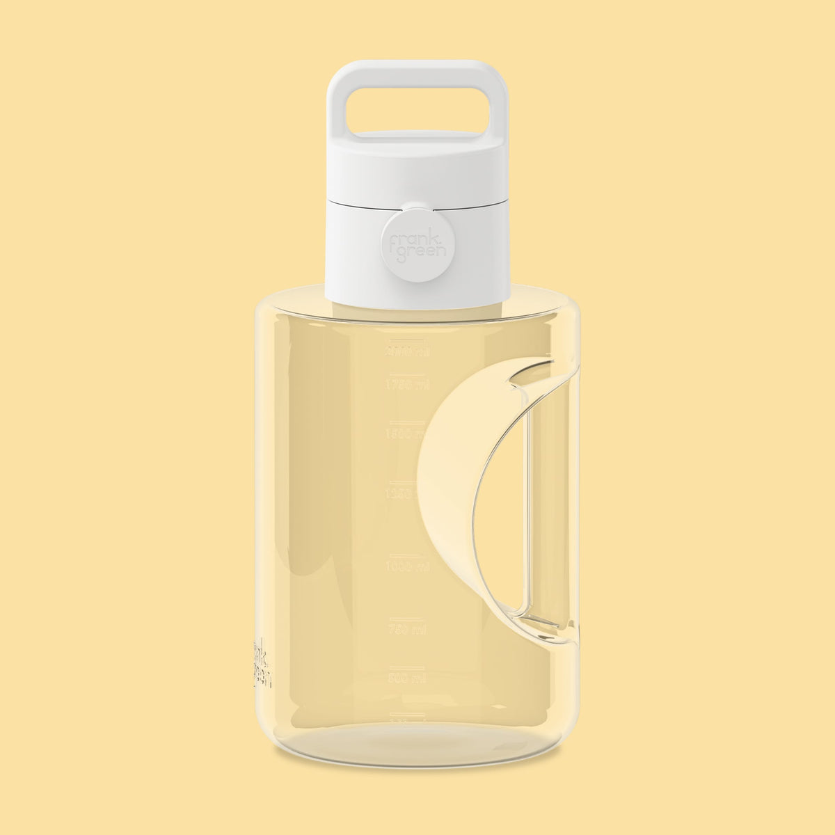 frank green 68oz Titan Reusable Bottle Clear with Grip & Sip Lid - Cloud