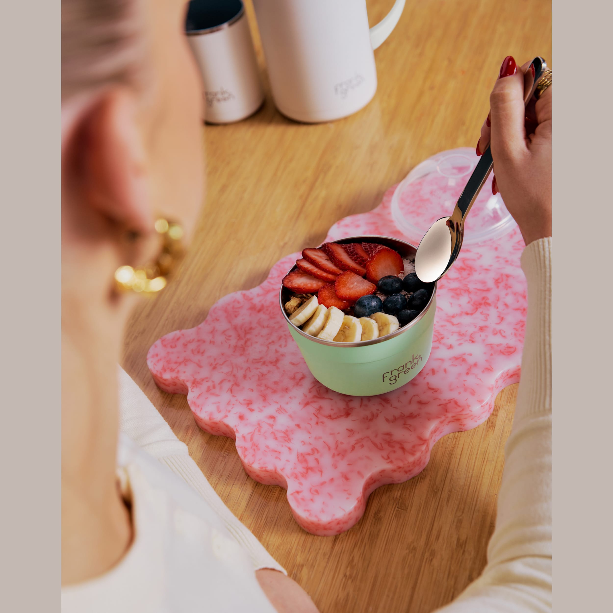 frank green Duo Pack To Go Bowl - Mint Gelato