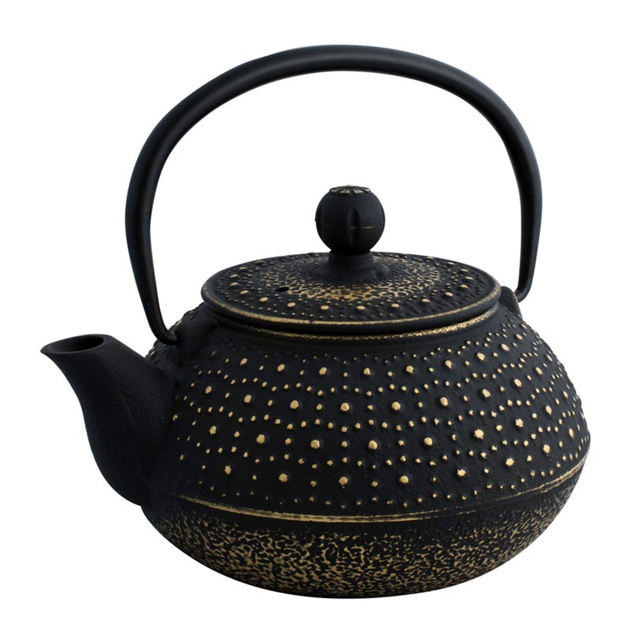 Avanti  Imperial Cast Iron Teapot - 800ml - Black/Gold