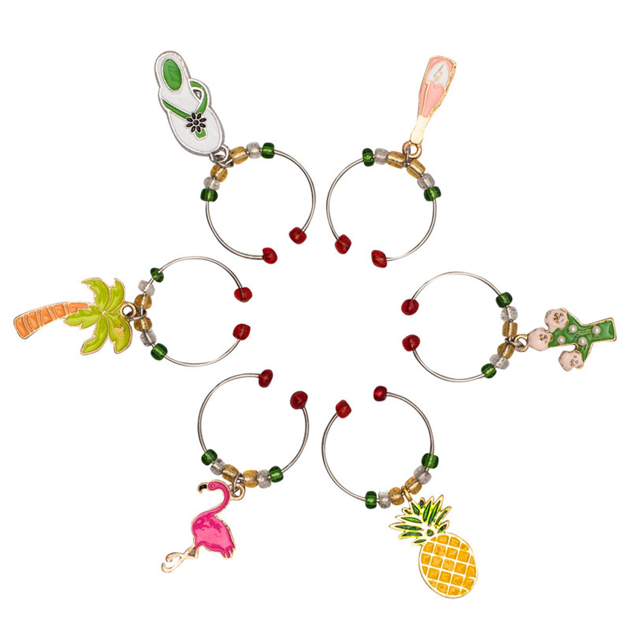 Avanti  Wine Charms - Tropical
