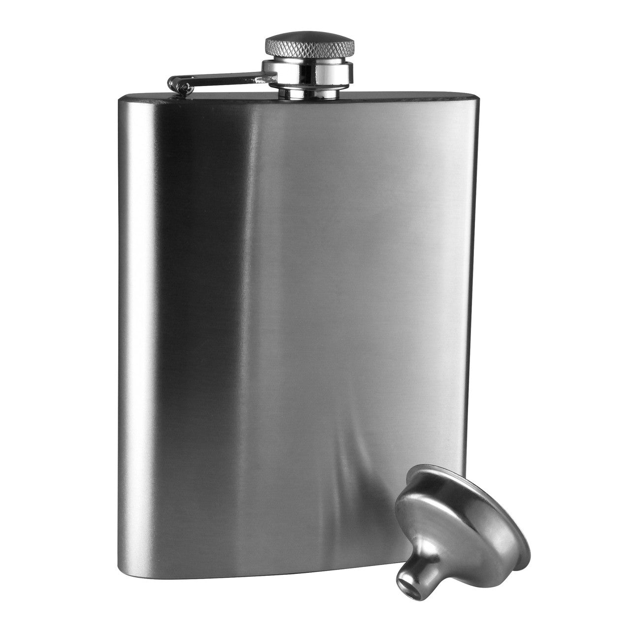 Avanti  Classic Hip Flask With Funnel - Satin