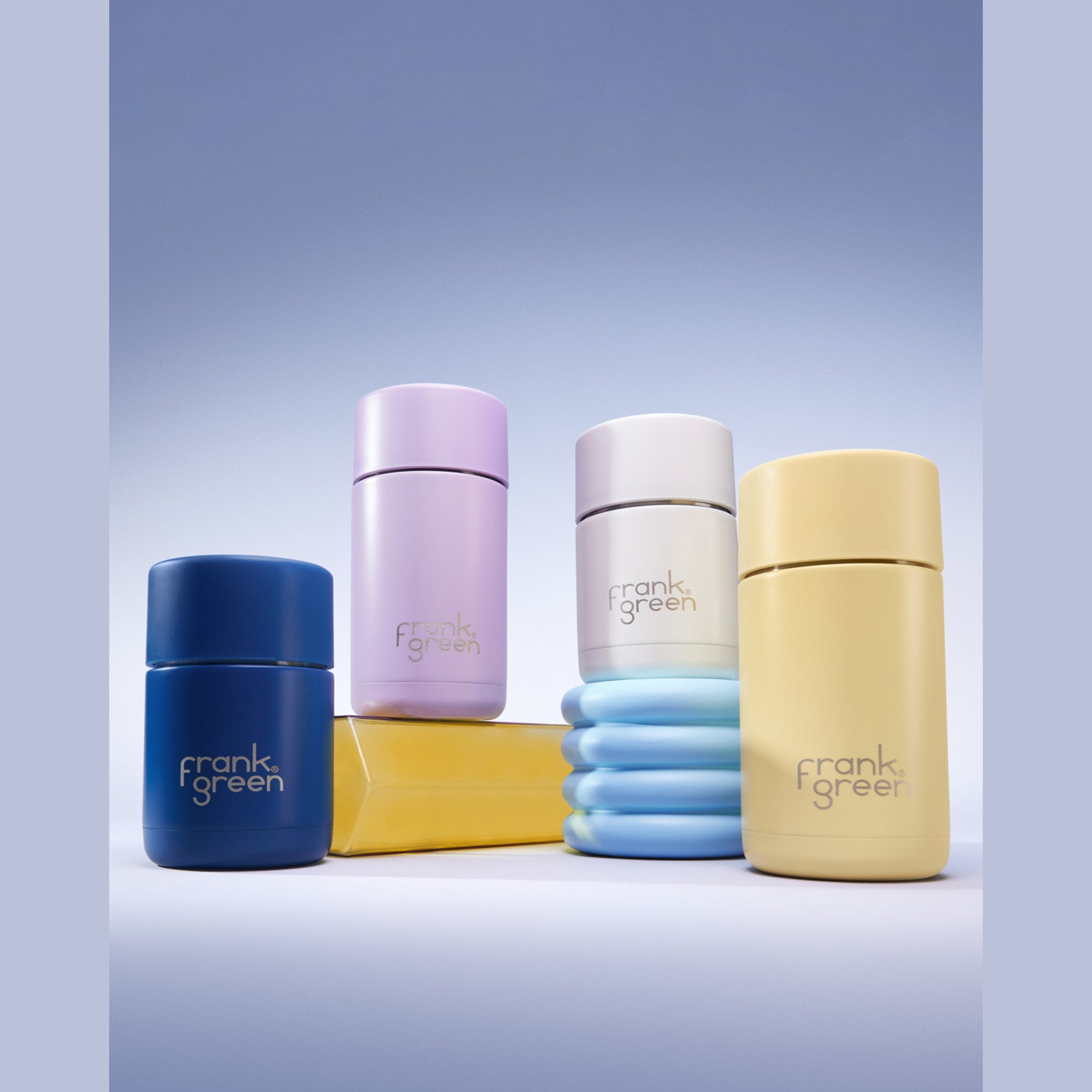 frank green 12oz Ceramic Reusable Cup - Buttermilk
