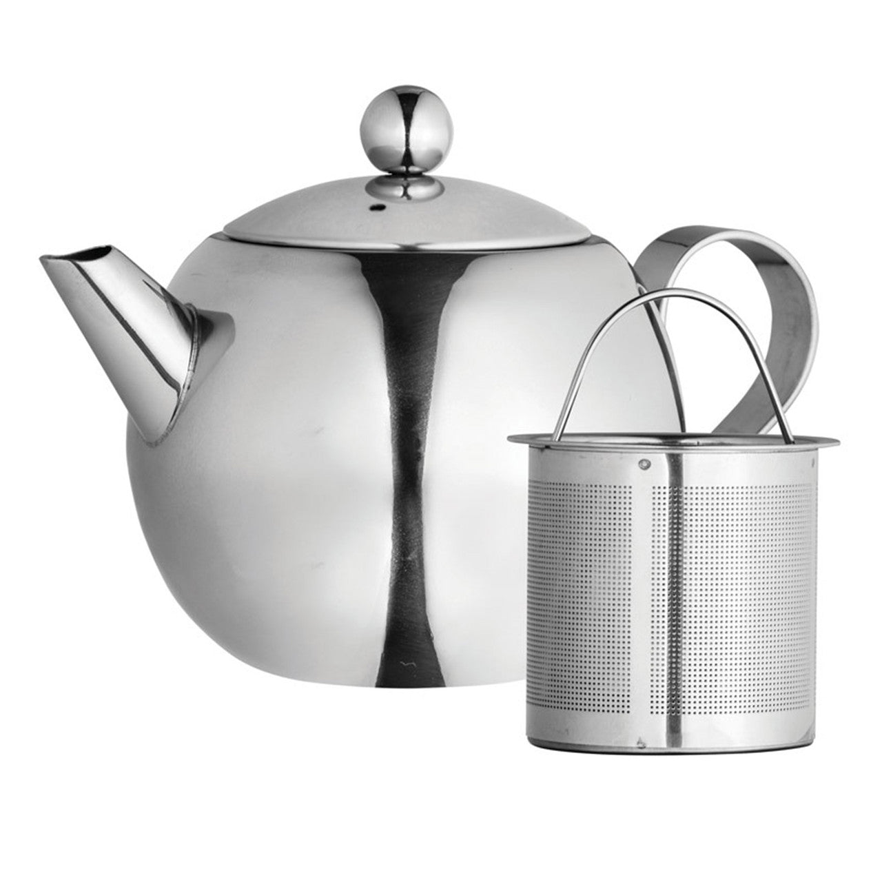 Avanti  Nouveau Teapot With Laser Etched Infuser - 900ml - Stainless Steel