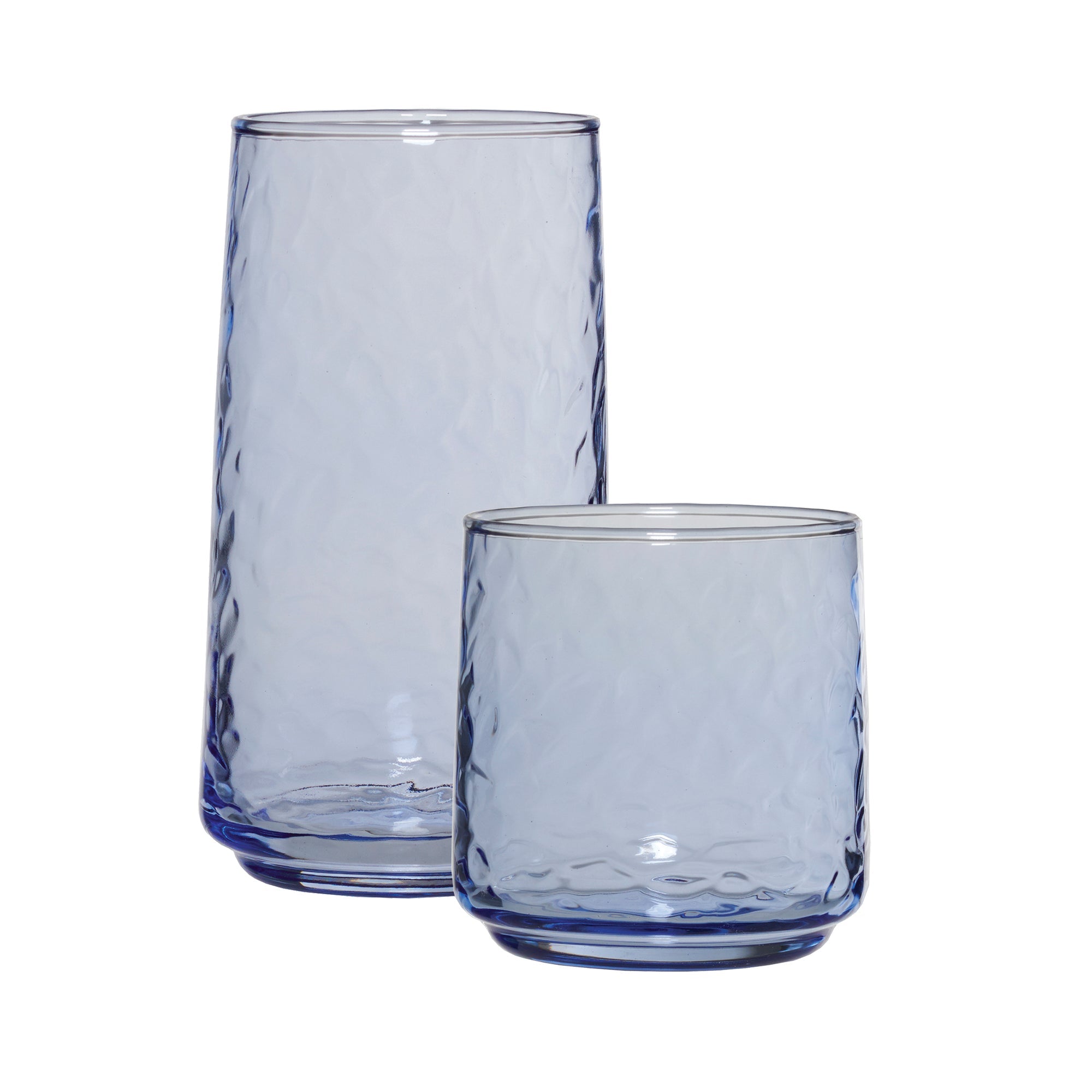Anchor Hocking 16 Piece Set Brockhill Drinkware - Coastal - Blue