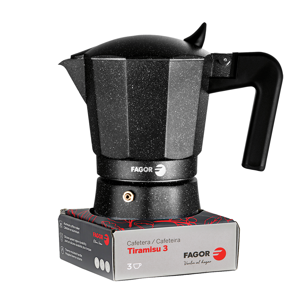 Fagor "Tiramisu" 3 Cup Aluminium Espresso Maker