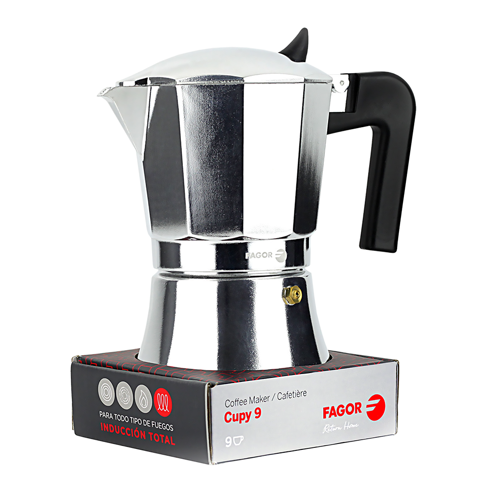 Fagor "Cupy" 9 Cup Aluminium Espresso Maker