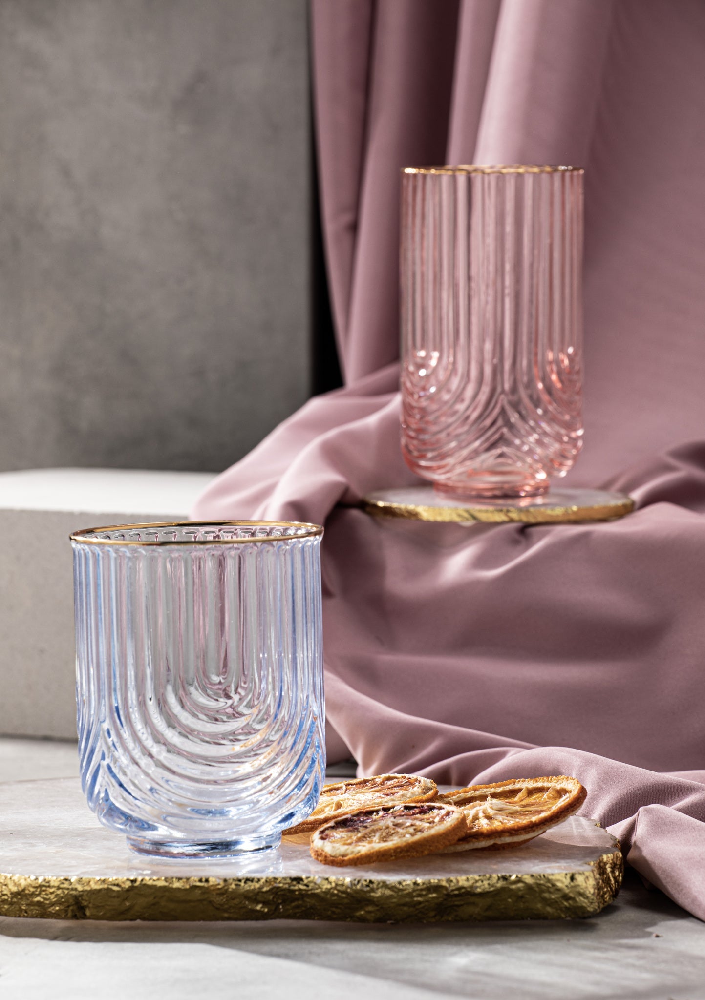 Tempa Florence Tranquil Blue 2pk Lowball Tumbler