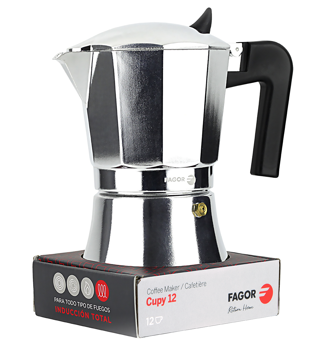 Fagor "Cupy" 12 Cup Aluminium Espresso Maker