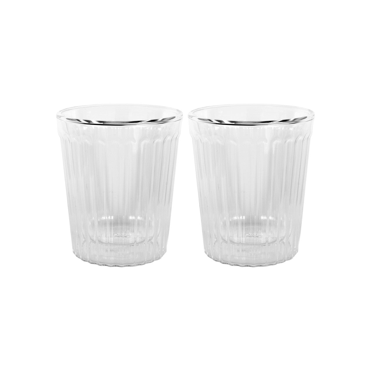 Avanti  Rigato Double Wall Glasses Set of 2 - 80ml