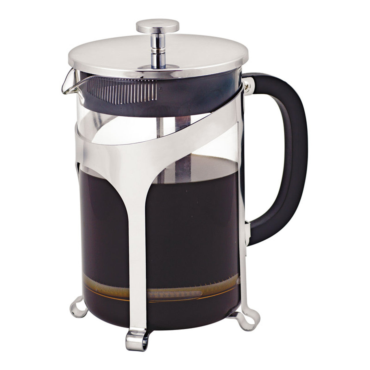 Avanti  Café Press Coffee Plunger - 1.5L / 12 Cup - Boroscilicate Glass / Chrome