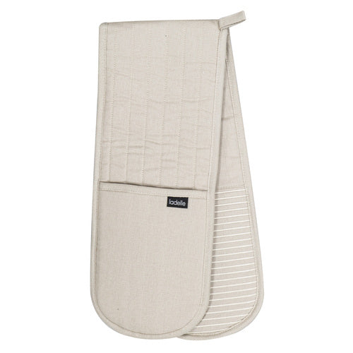 Ladelle Lennox Stone Double Oven Mitt