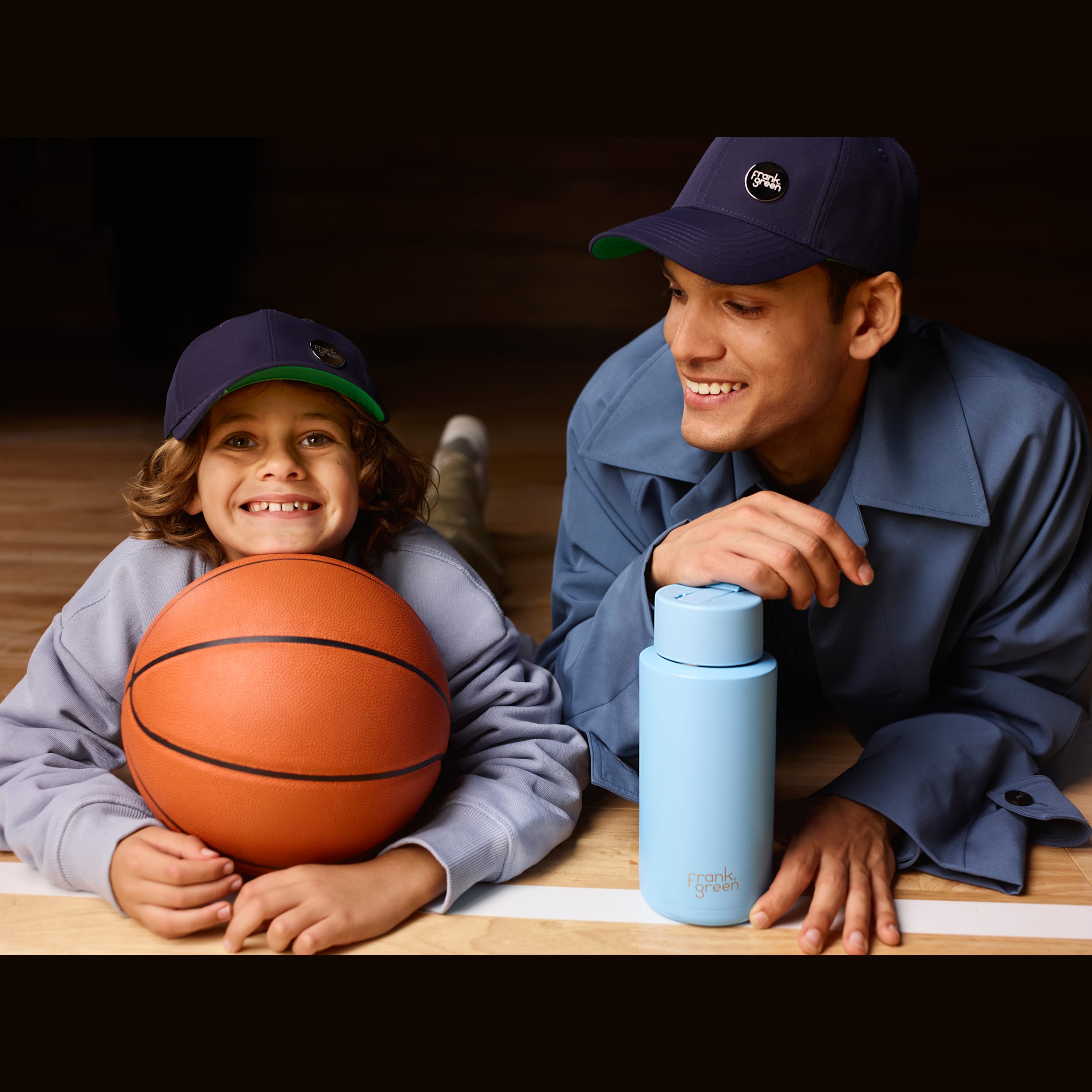 frank green 34oz Reusable Bottle with Flip Straw Lid - Sky Blue