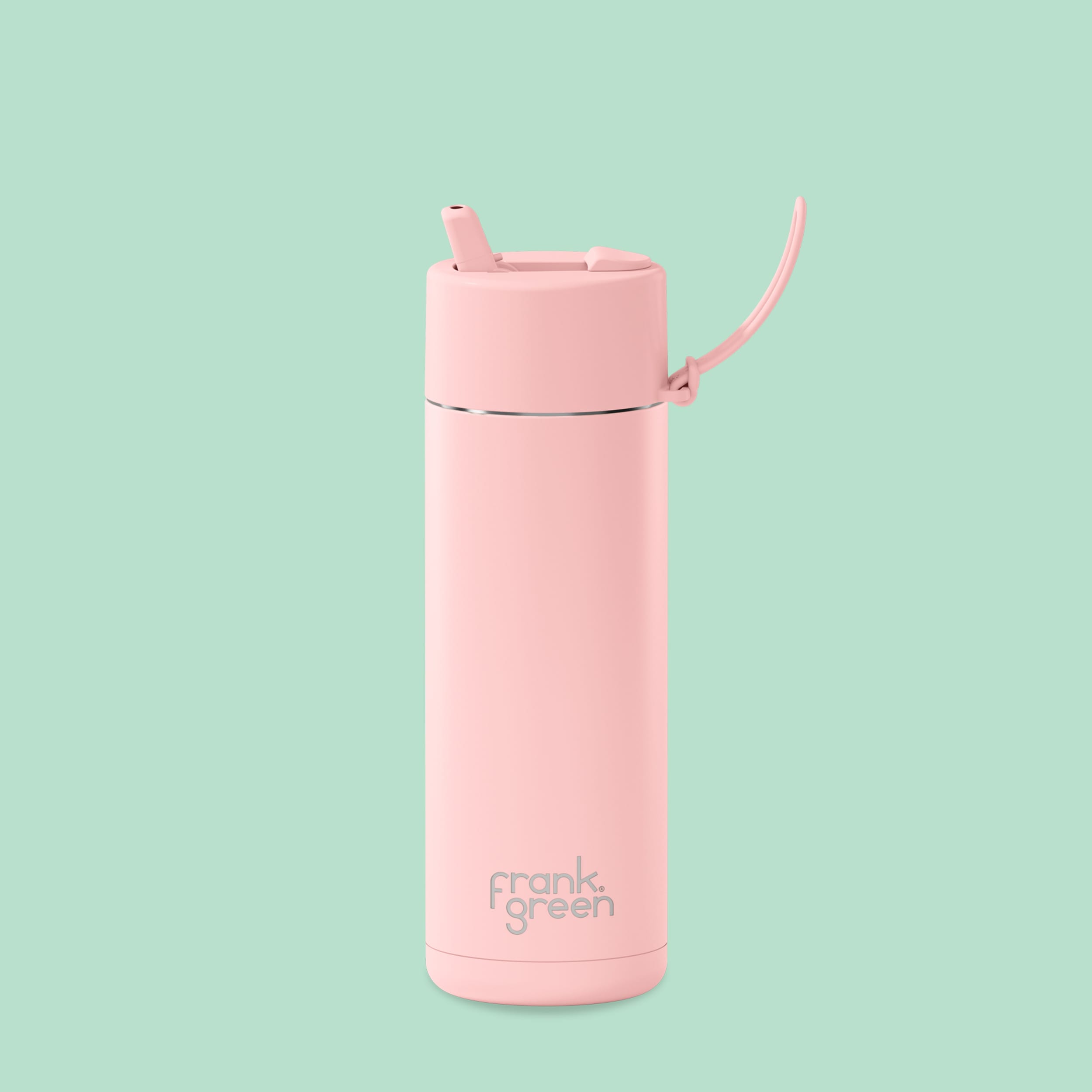 frank green 20oz Reusable Bottle with Flip Straw Lid - Blushed