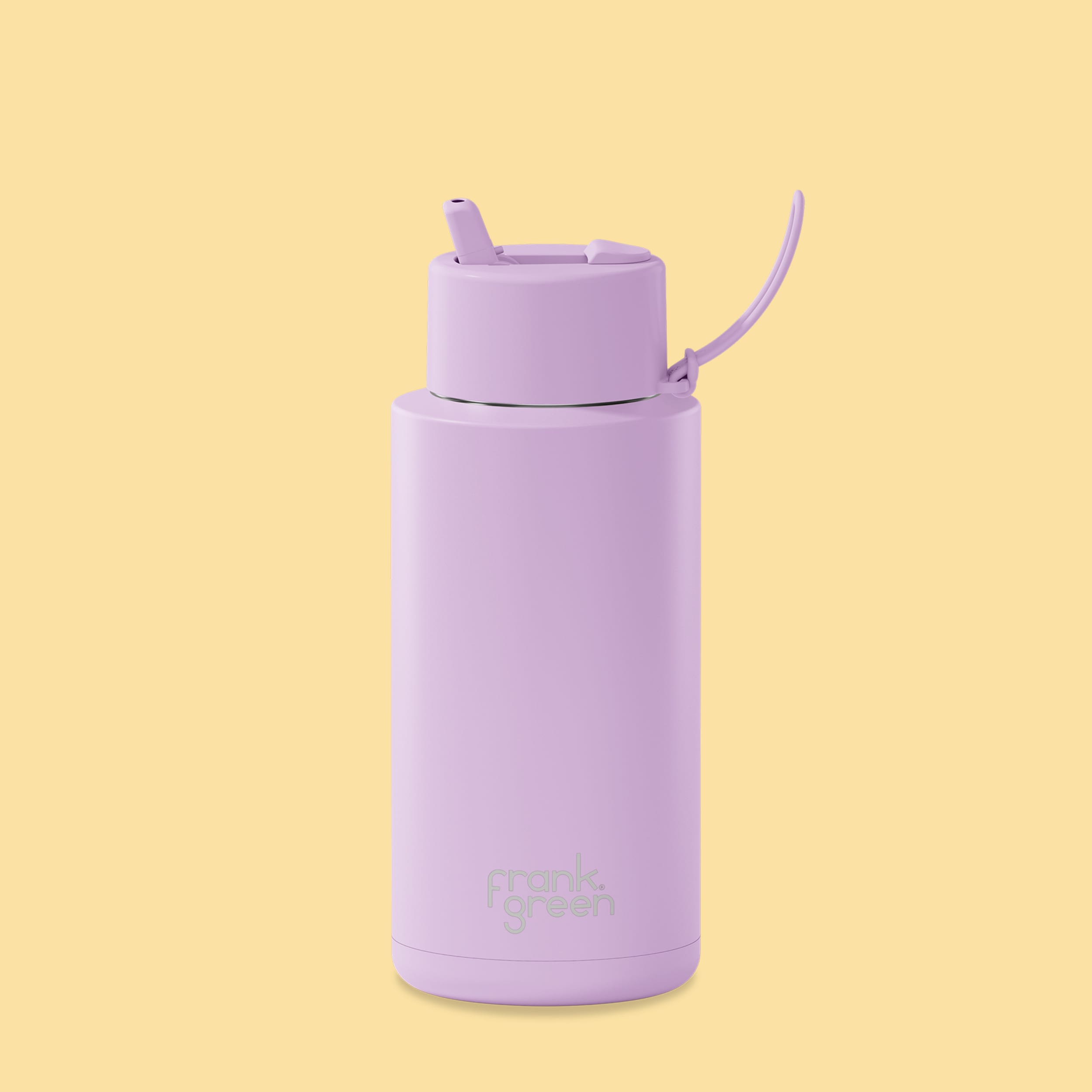 frank green 34oz Reusable Bottle with Flip Straw Lid - Lilac Haze