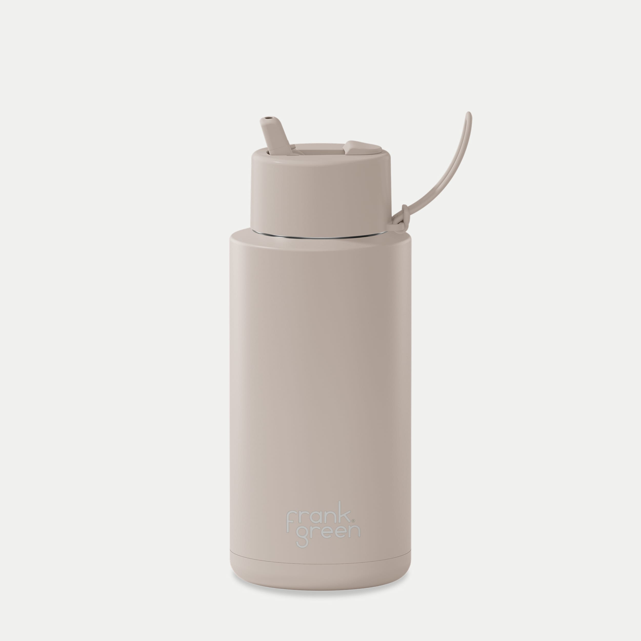 frank green 34oz Reusable Bottle with Flip Straw Lid - Moon Dust