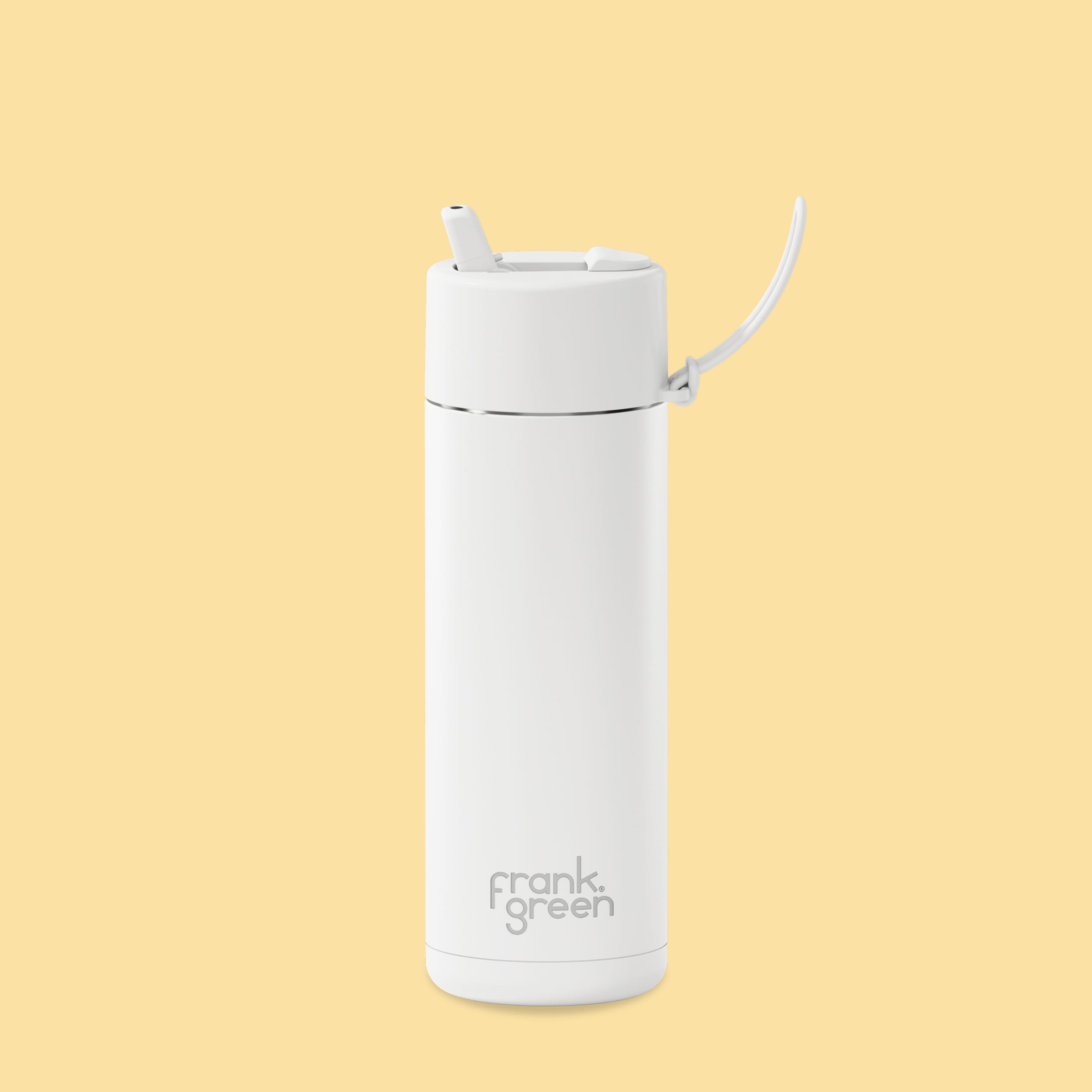 frank green 20oz Reusable Bottle with Flip Straw Lid - Cloud