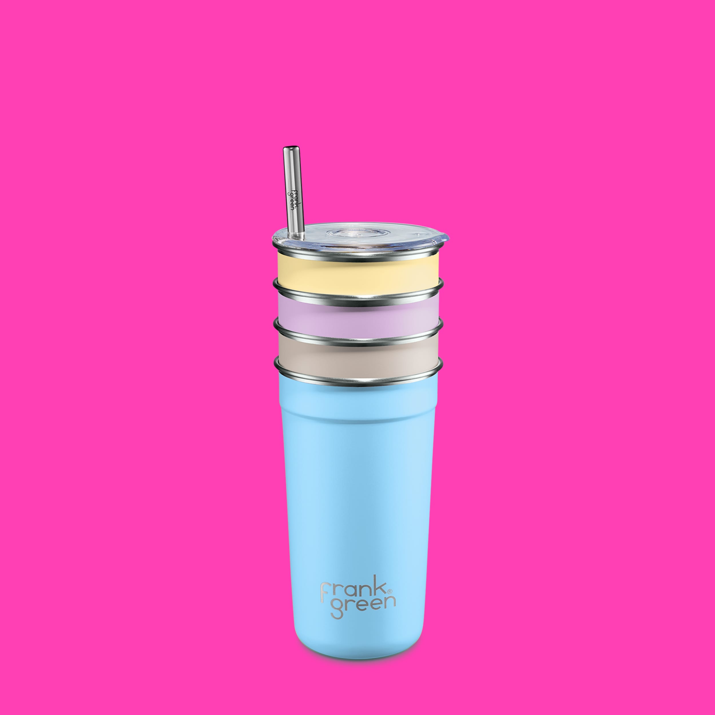 frank green 16oz Assembled Summer Core Reusable Party Cups 4 Pack