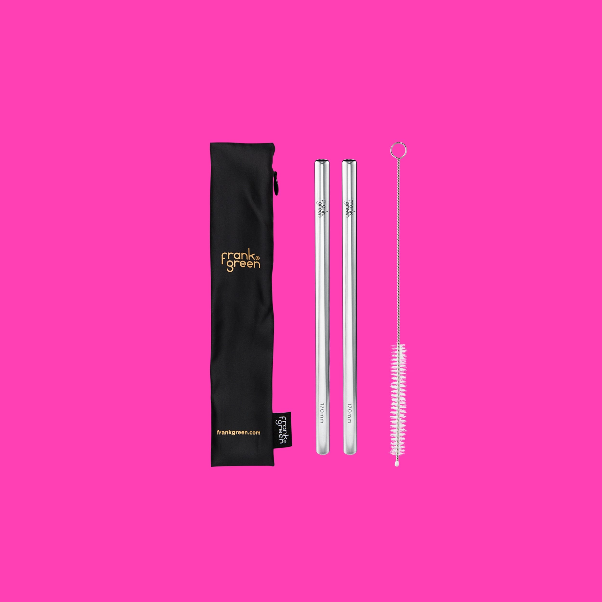 frank green 20oz Reusable Bottle Straw Pack - Midnight