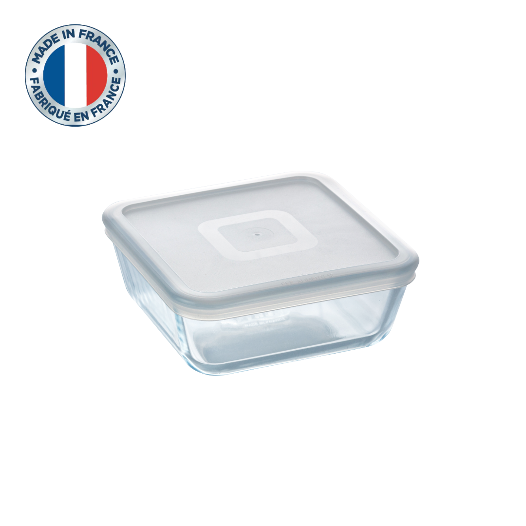Pyrex Cook & Freeze Glass Square Container (800mL)